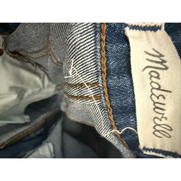 Madewell The High Rise Slim Boyjean Jeans Size 28 G7199 Classic Medium Wash Vint - Picture 3 of 5